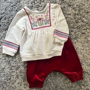 Peek babygirl matching set